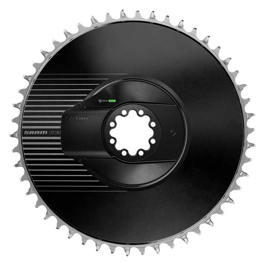 SRM KIT POWERMETER PLATO DM 44T RED / FORCE AXS E1 AERO BLACK/SILVER (CON TORNS)
