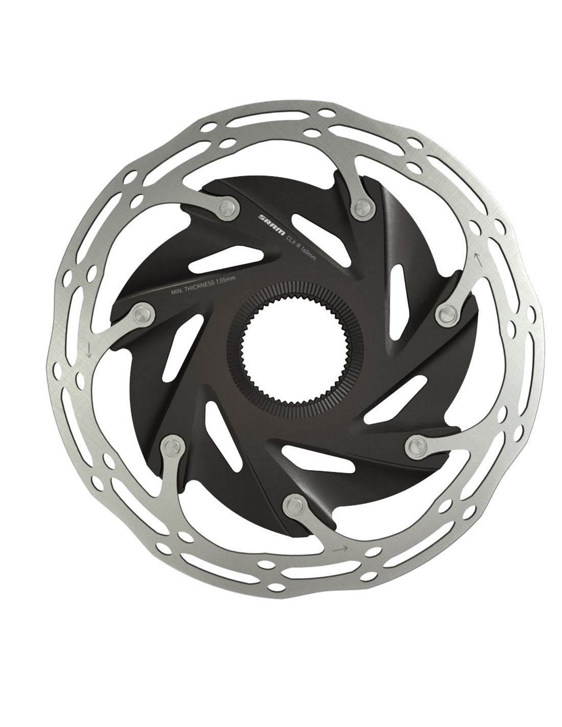 SRM DISCO FRENO CENTERLINE X ROAD 140MM CENTERLOCK BISELADO (INCLUYE TUERCA CL)