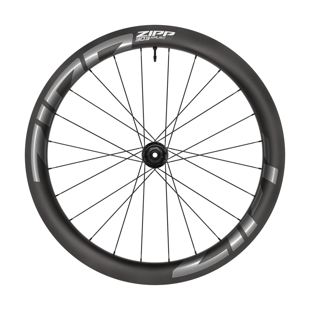 ZIPP RUEDA 303 XPLR S TUBELESS DISC C.L.TRAS 12X142 XDR 54MM 24 RADIOS (176D) (INT 32MM) ADHESIVO GRIS B1*
