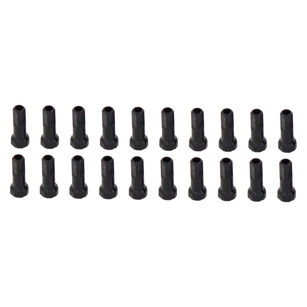 ZIPP REP JUEGO DE 34 CABECILLAS RADIO SAPIM DOBLE CUADRADILLO 7MM 16MM. ALUN¡MINIO NEGRO
