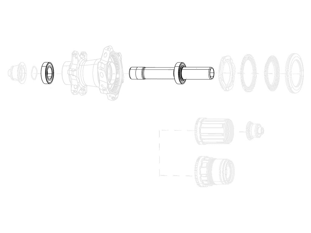 ZIPP REP KIT EJE TRASERO COGNITION V2 LLANTA