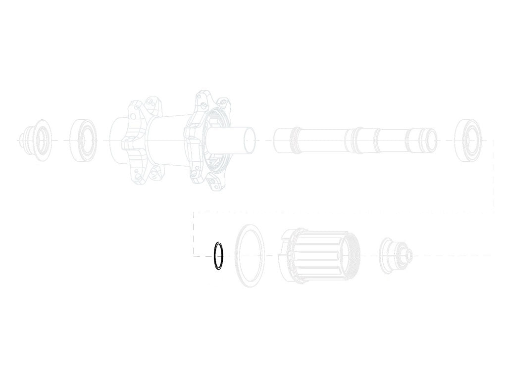 ZIPP REP KIT ESPACIADOR 0.50 NUCLEO BUJE 177