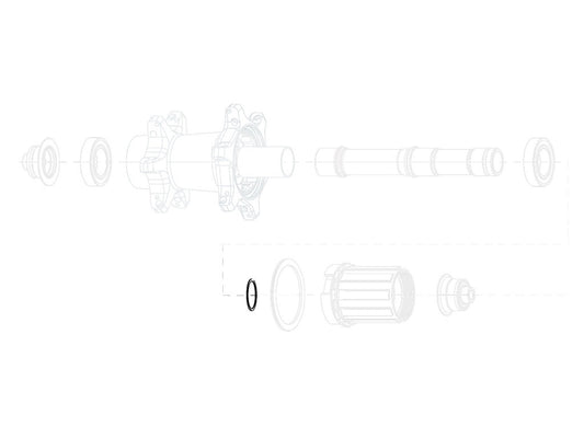 ZIPP REP KIT ESPACIADOR 0.50 NUCLEO BUJE 177