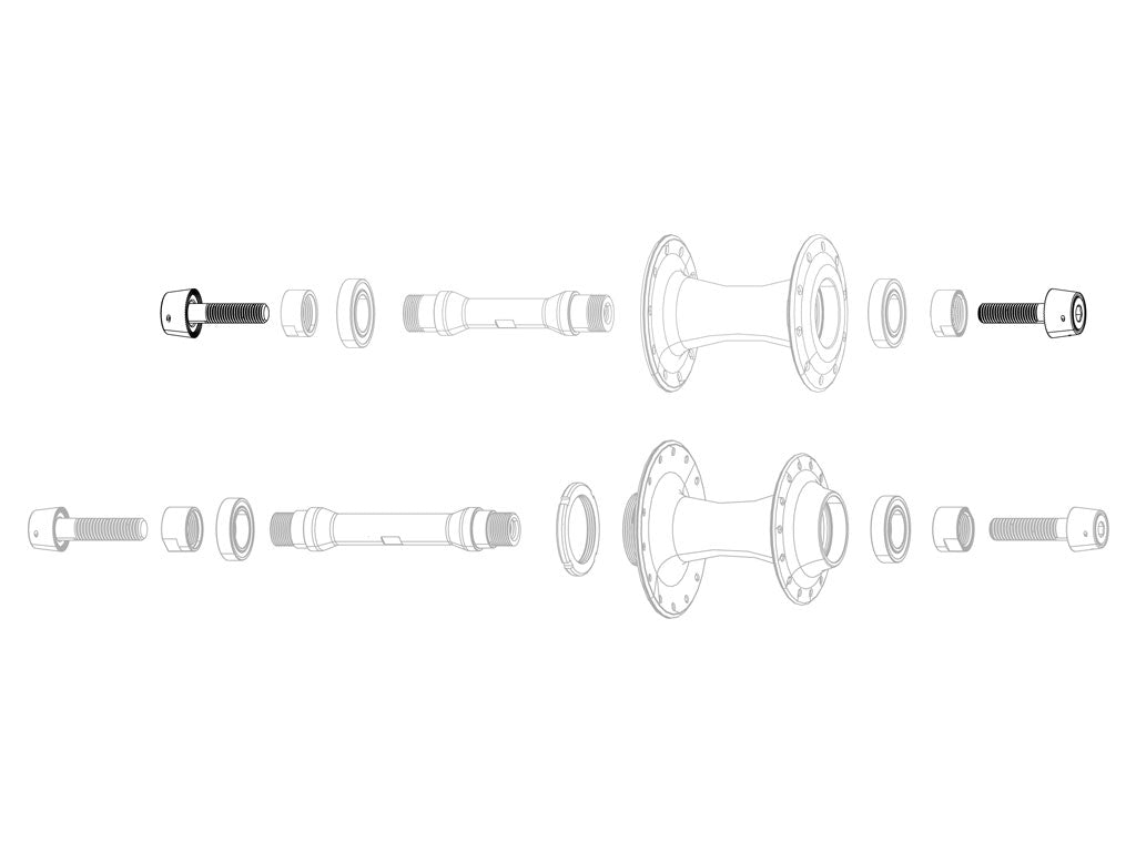ZIPP REP TORNILLO DELANTERO BUJE 333 PISTA