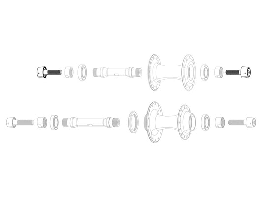 ZIPP REP TORNILLO DELANTERO BUJE 333 PISTA