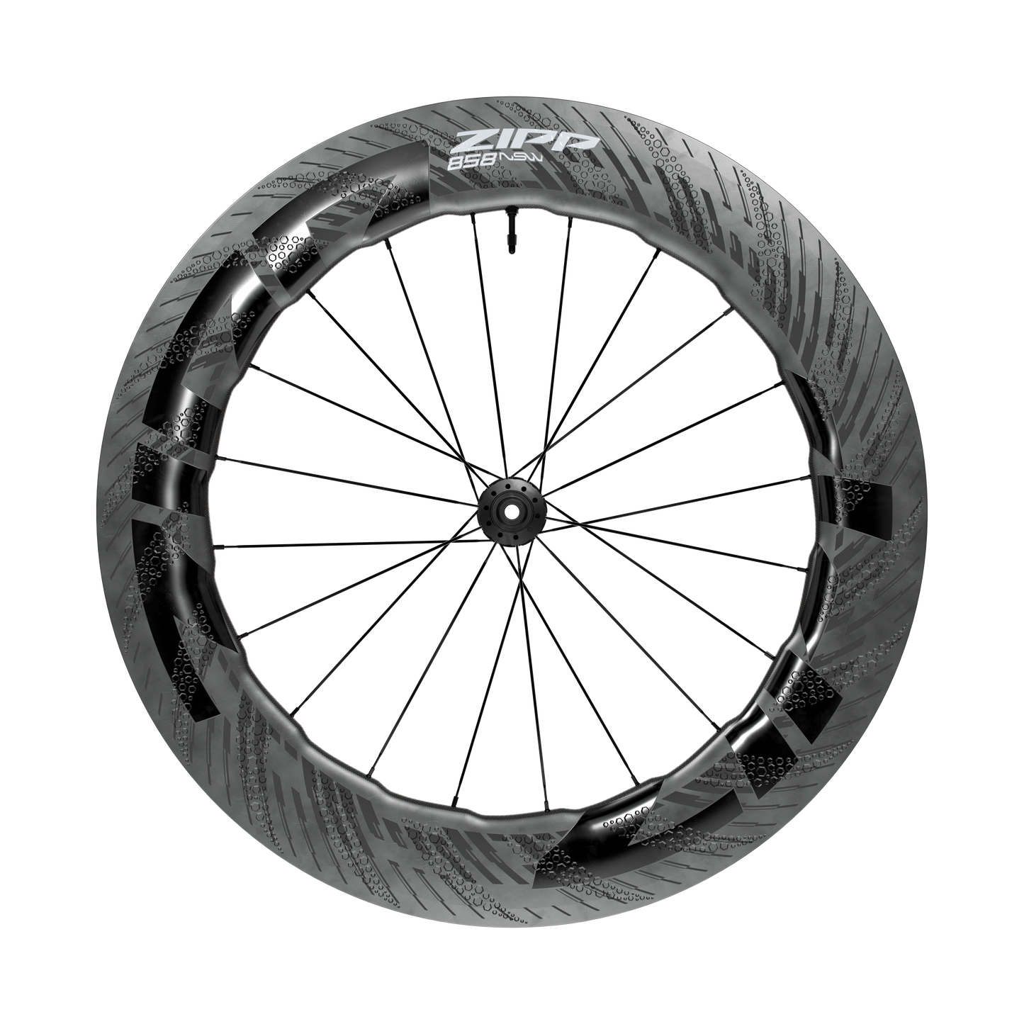 ZIPP RUEDA 858 NSW TUBELESS DISC C.L. TRAS 12X142 10/11V (ZR1 SL) 85MM (INT 23MM) D1